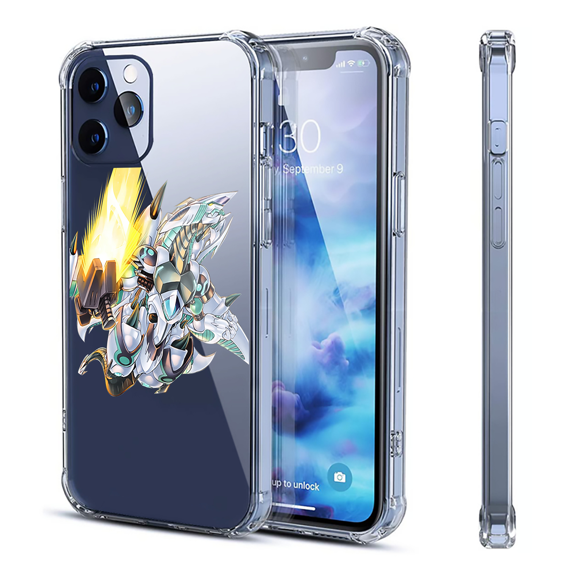 （画像用） 遊☆戯☆王 Yu-Gi-Oh! 【iPhone 12シリーズ対応】透明スマホケース（クリアソフトケース）